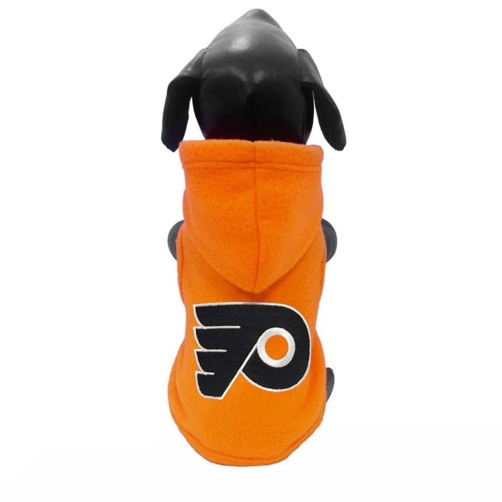 🥳🥳 HOST PICK 🥳🥳  All Star Dogs Philadelphia Flyers Polar Hooded Dog Jacket,M NWT